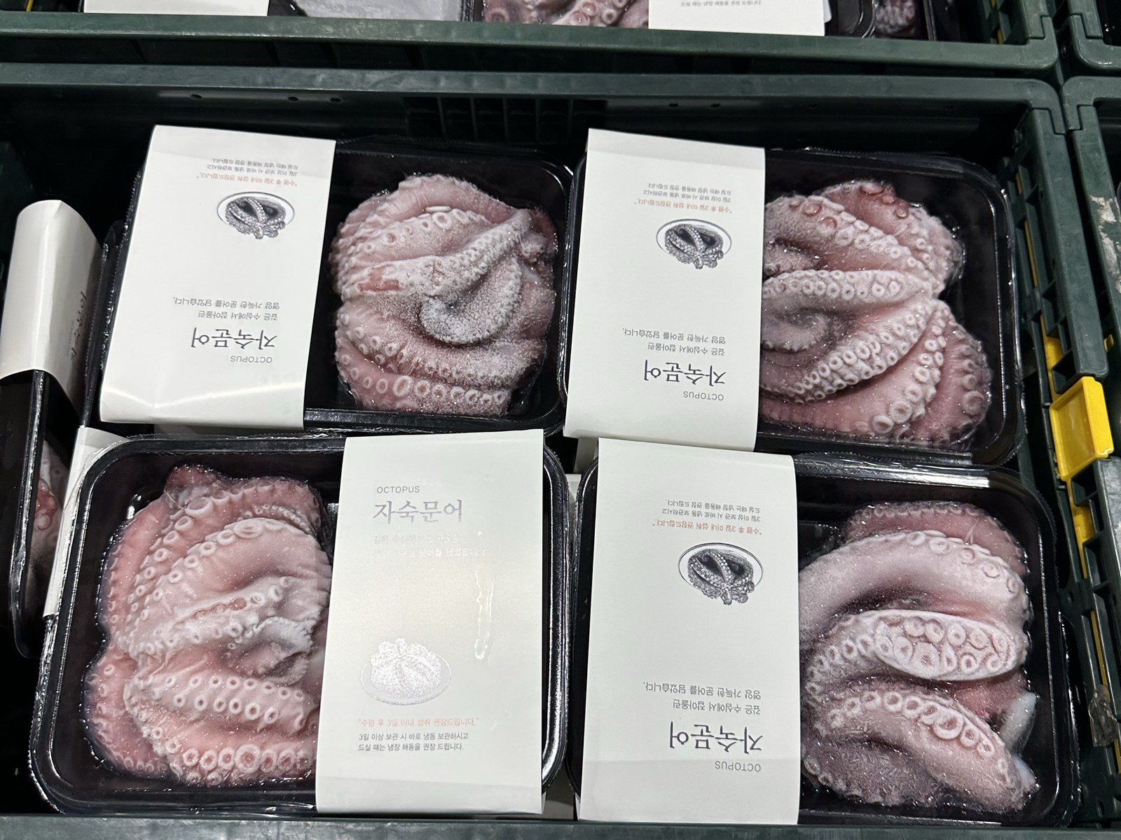 수산물 구성품 합포 준비 실제 현장 사진